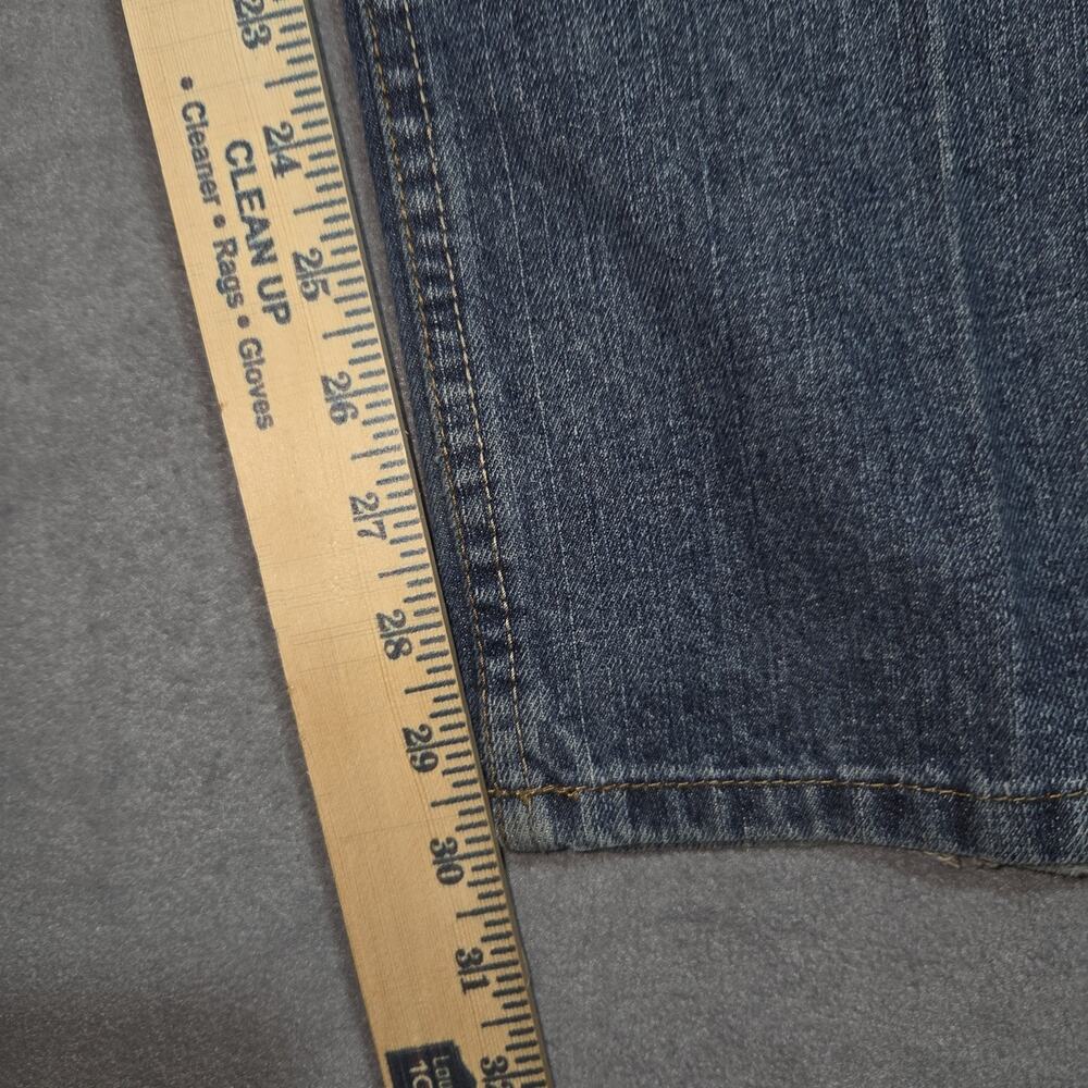 Y2K Phat Farm Jeans Mens 34x30 Blue Wide Leg Denim Hip Hop Streetwear! Embroider - Picture 6 of 13